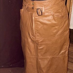 Leather Skirt